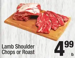 Super King Markets Lamb Shoulder Chops or Roast offer