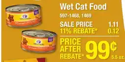 Menards Wet Cat Food offer
