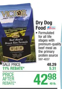 Menards Dry Dog Food offer