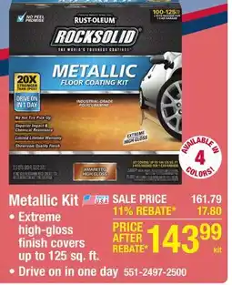 Menards Metallic Kit offer