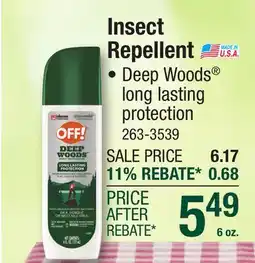 Menards Insect Repellent offer