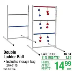 Menards Double Ladder Ball offer