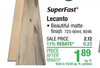 Menards Lecanto Waterproof Vinyl Plank offer