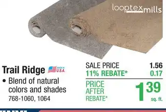 Menards Trail Ridge offer