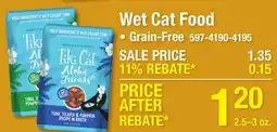 Menards Wet Cat Food offer