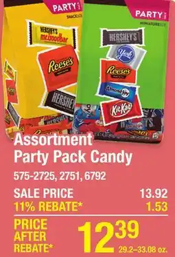 Menards Assortment Party Pack Candy offer