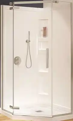 Menards Hana Neo-Angle Corner Shower offer