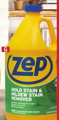 Menards Zep Mold Stain & Mildew Stain Remover offer