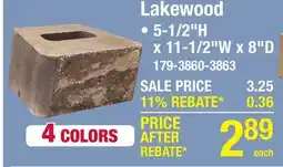 Menards Lakewood offer