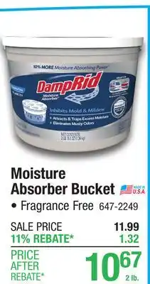 Menards Moisture Absorber Bucket offer
