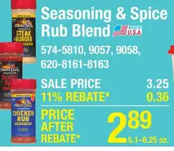 Menards Seasoning & Spice Rub Blend offer