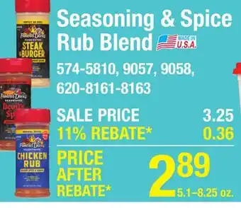 Menards Seasoning & Spice Rub Blend offer