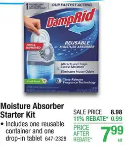 Menards Moisture Absorber Starter Kit offer