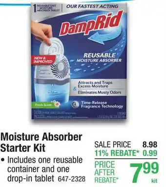Menards Moisture Absorber Starter Kit offer