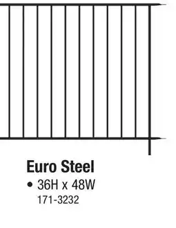 Menards Euro Steel offer