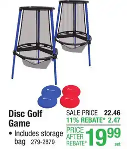 Menards Disc Golf Game offer