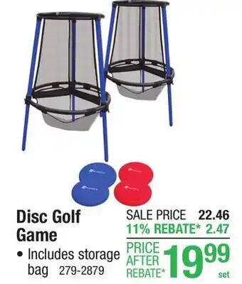 Menards Disc Golf Game offer