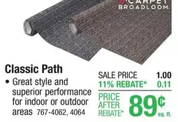 Menards Classic Path offer