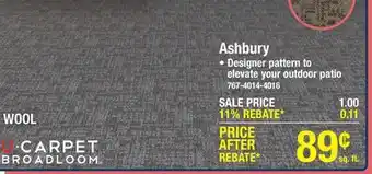 Menards Ashbury offer