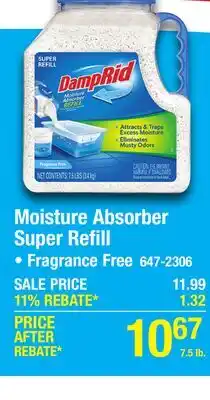 Menards Moisture Absorber Super Refill offer