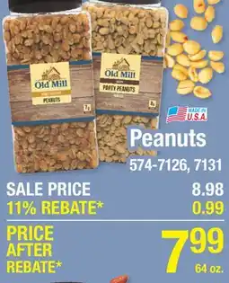 Menards Peanuts offer