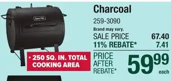 Menards Charcoal offer