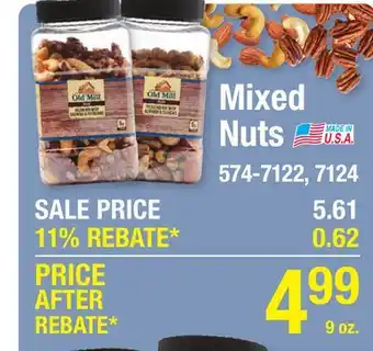 Menards Mixed Nuts offer