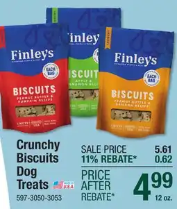 Menards Crunchy Biscuits Dog Treats offer