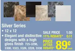 Menards Silver Series offer