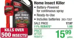 Menards Home Insect Killer offer