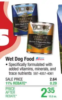 Menards Wet Dog Food offer