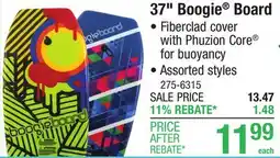 Menards 37 Boogie Board offer
