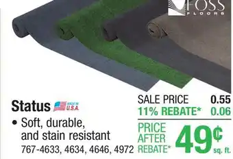 Menards Status offer