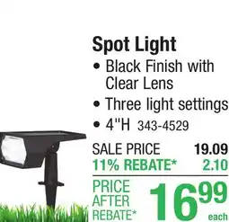 Menards Spot Light offer