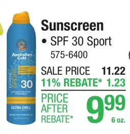 Menards Sunscreen offer