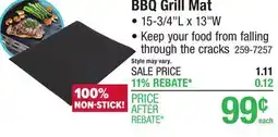 Menards BBQ Grill Mat offer