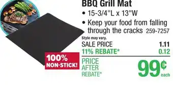 Menards BBQ Grill Mat offer