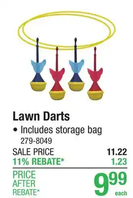 Menards Lawn Darts offer