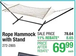 Menards Rope Hammock with Stand offer