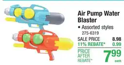 Menards Air Pump Water Blaster offer