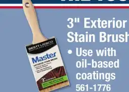 Menards 3 Exterior Stain Brush offer