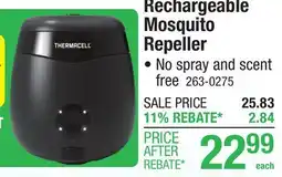 Menards Rechargeable Mosquito Repeller offer