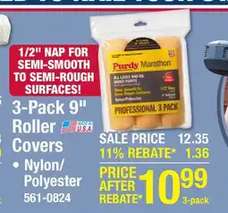 Menards 3-Pack 9 Roller Covers offer