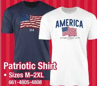 Menards Patriotic Shirt offer