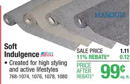Menards Soft Indulgence offer