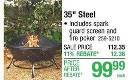 Menards 35 Steel offer