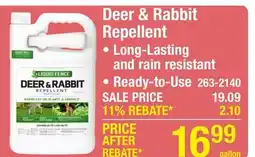 Menards Deer & Rabbit Repellent offer