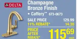 Menards Champagne Bronze Finish offer