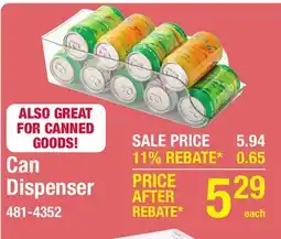Menards Can Dispenser offer