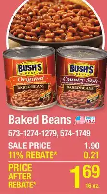 Menards Baked Beans offer